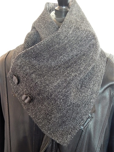 Gents Irish Tweed Scarf. Designed & handmade in Ireland.