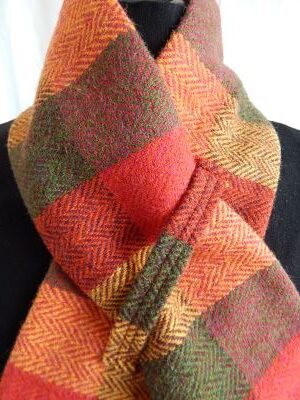 Ladies Tweed Scarf 6 - Image 6