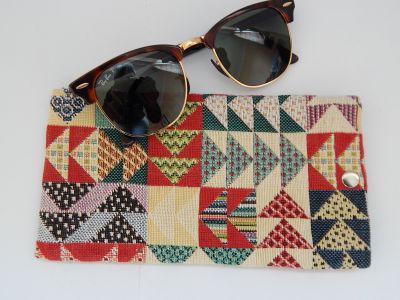 Glasses Pouch 3. Handmade in Ireland. - Image 2